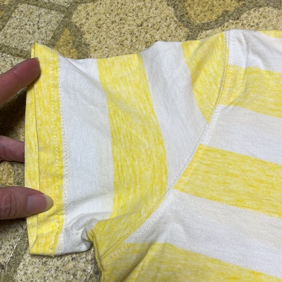 BNWOT John Deere yellow and white striped T-shirt - Picture 5 of 13